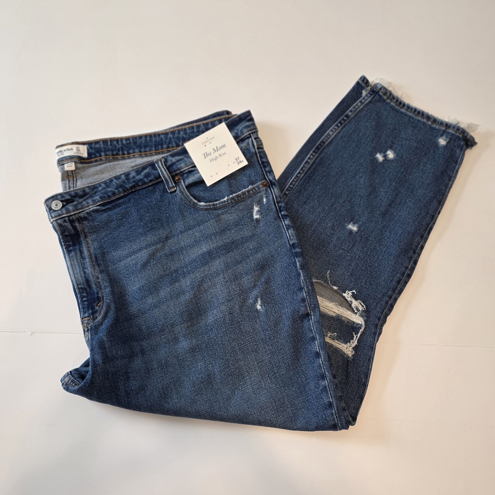 Abercrombie & Fitch Women's High Rise Blue Jeans